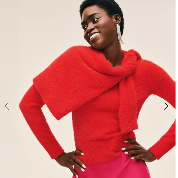 NWT OLD NAVY Eyelash Sweater Color: Robbie Red
SIZE X-LARGE crew nec - Picture 4 of 6